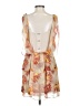 Madison Marcus 100% Silk Tropical Tan Cocktail Dress Size S - photo 2