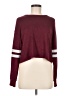 Forever 21 Color Block Burgundy Pullover Sweater Size M - photo 1