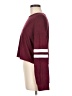 Forever 21 Color Block Burgundy Pullover Sweater Size M - photo 5