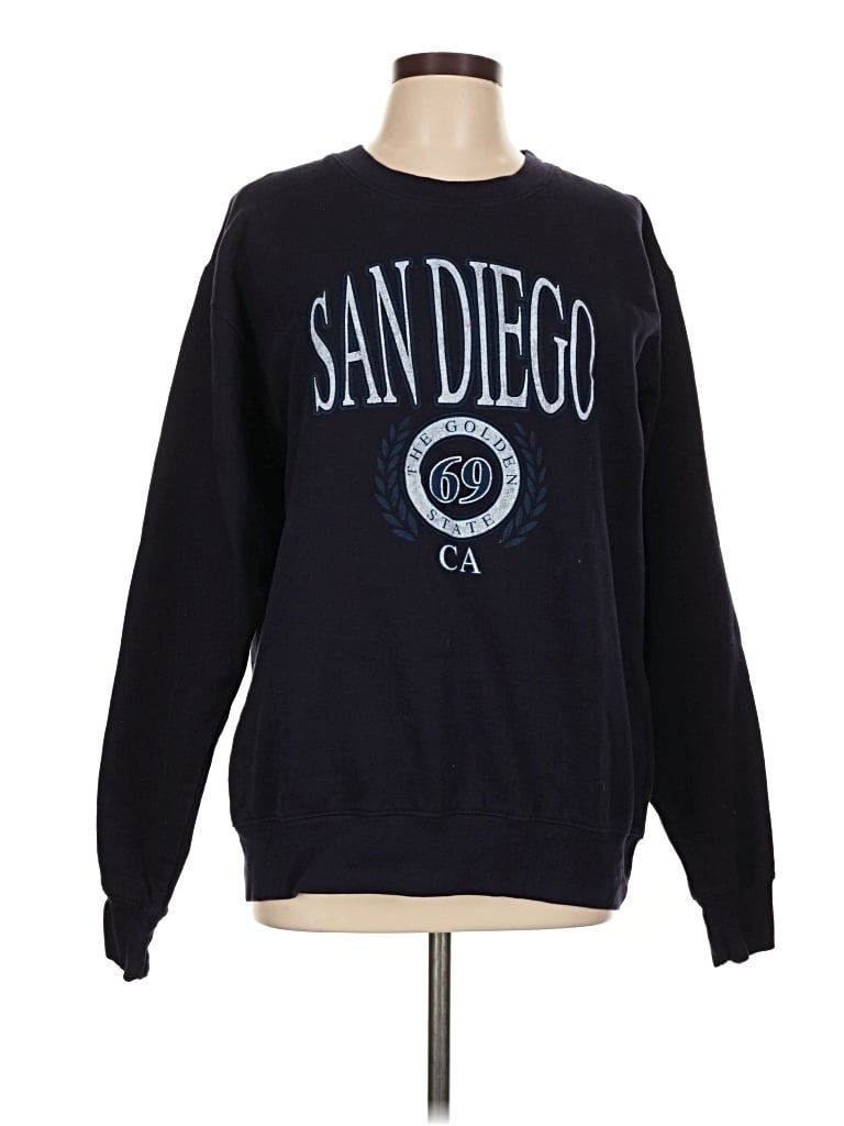 Pre-owned Smart Blanks Sweatshirt In Black