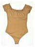 White Fox 100% Polyester Tan Bodysuit Size M - photo 2