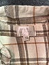 Dizzy Lizzy 100% Cotton Plaid Ivory Long Sleeve Button-Down Shirt Size XS - photo 7