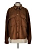 Vigoss 100% Polyester Brown Long Sleeve Blouse Size L - photo 1