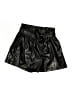 Shinestar Metallic Black Shorts Size M - photo 1
