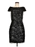 Cachet Metallic Black Cocktail Dress Size 8 - photo 1