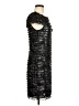 Cachet Metallic Black Cocktail Dress Size 8 - photo 4