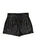 Ci Sono 100% Polyurethane Metallic Black Shorts Size M - photo 1