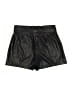 Ci Sono 100% Polyurethane Metallic Black Shorts Size M - photo 2