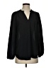 Gibson 100% Polyester Black Long Sleeve Blouse Size XS - photo 1