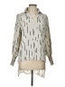 Shein Silver Long Sleeve Blouse Size L - photo 1