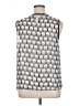 Vince Camuto 100% Polyester Silver Sleeveless Blouse Size XL - photo 2