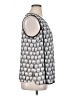 Vince Camuto 100% Polyester Silver Sleeveless Blouse Size XL - photo 4