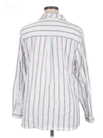 Adrianna Papell Long Sleeve Button-Down Shirt (view 2)