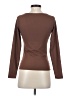 Trendy Queen Brown Long Sleeve Top Size S - photo 2