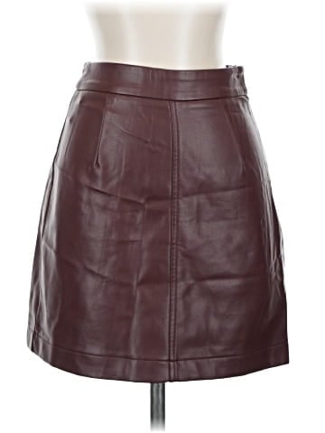 French Connection Faux Leather Skirt (view 1)