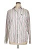 Faconnable 100% Cotton Stripes White Long Sleeve Button-Down Shirt Size 14 - photo 1