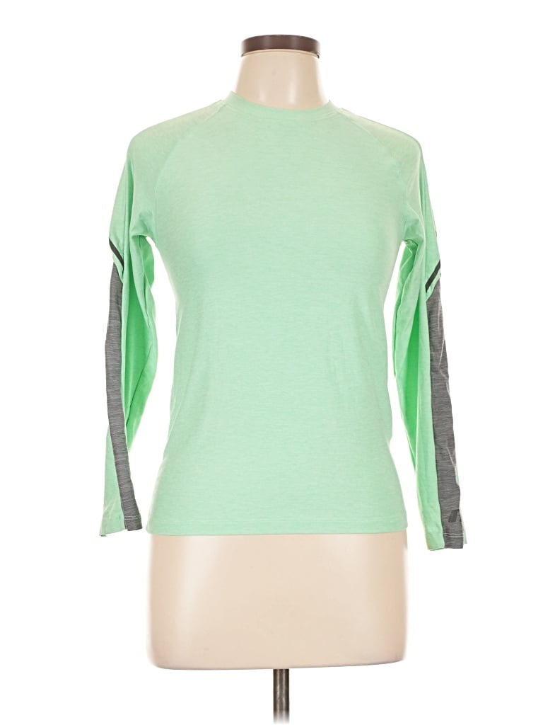 Pre-owned Russell Athletic Long Sleeve T-shirt In Green