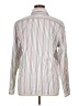 Faconnable 100% Cotton Stripes White Long Sleeve Button-Down Shirt Size 14 - photo 2