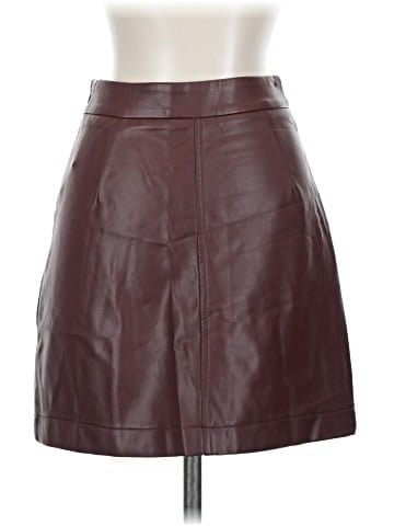 French Connection Faux Leather Skirt (view 2)