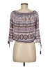Forever 21 100% Rayon Gray 3/4 Sleeve Blouse Size M - photo 2