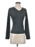 Trendy Queen Gray Long Sleeve Top Size S - photo 1