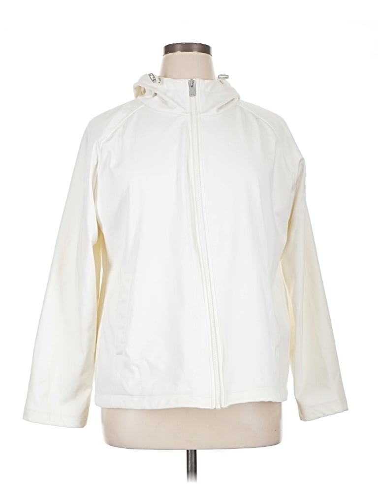 Pre-owned 32 Degrees Cardigan Sweater In White