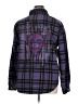 Black Panther Plaid Purple Long Sleeve Blouse Size XL - photo 2