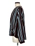 Halogen 100% Polyester Stripes Blue Long Sleeve Blouse Size M - photo 5
