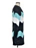 Shein Chevron-herringbone Teal Casual Dress Size 8 - 10 - photo 4