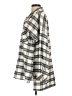Ci Sono Plaid Silver 3/4 Sleeve Button-Down Shirt Size L - photo 5