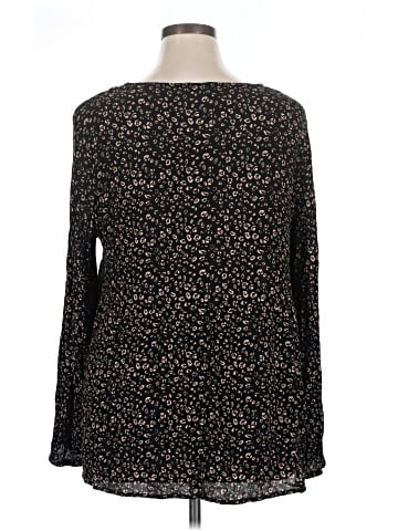 Cotton Bleu Long Sleeve Blouse (view 2)