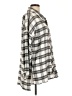 Ci Sono Plaid Silver 3/4 Sleeve Button-Down Shirt Size L - photo 4