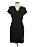 Ventra Solid Black Casual Dress Size 6 - photo 1