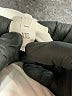 Unbranded 100% Polyester Solid Ivory Casual Pants Size XXL - photo 4