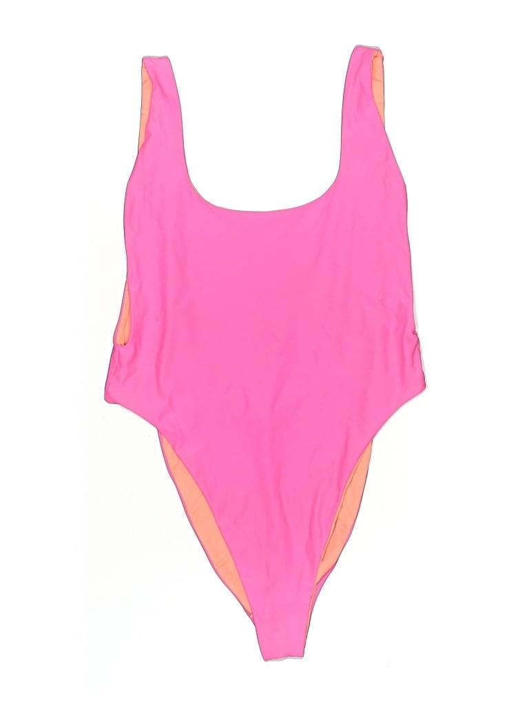Pre-owned Aerie Bodysuit In Pink