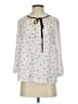 Active USA 100% Polyester Ivory 3/4 Sleeve Blouse Size S - photo 1