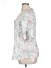 Unbranded Floral Pink 3/4 Sleeve Blouse Size 1X - photo 5