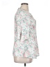 Unbranded Floral Pink 3/4 Sleeve Blouse Size 1X - photo 4