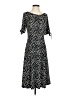 Talbots Polka Dots Black Casual Dress Size XS - photo 1