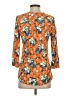 Crosby 100% Rayon Orange 3/4 Sleeve Blouse Size S - photo 2