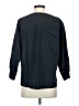 Everlane Blue 3/4 Sleeve Button-Down Shirt Size 4 - photo 2