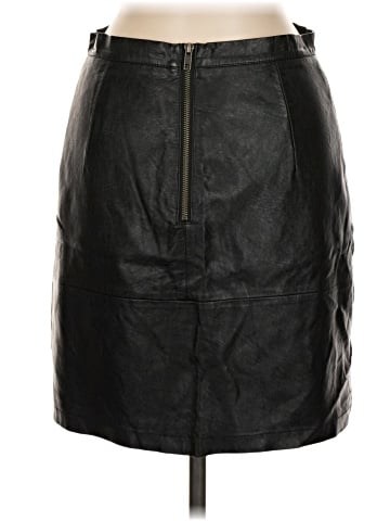French Connection Faux Leather Skirt (view 2)