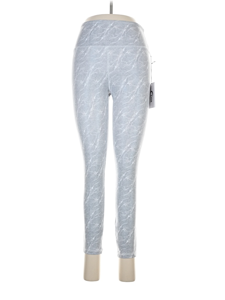 Pre-owned Zyia Active Active Pants In Silver