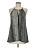 H&M 100% Viscose Silver Sleeveless Blouse Size M - photo 1