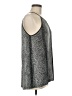 H&M 100% Viscose Silver Sleeveless Blouse Size M - photo 4