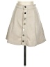 Fuinloth Solid Ivory Casual Skirt Size XS - photo 1