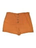 Leith Solid Orange Shorts Size 1X - photo 1