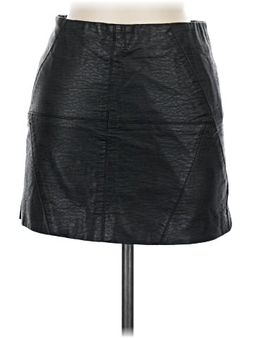Divided by H&M Faux Leather Skirt (view 1)