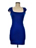 Shein Solid Blue Cocktail Dress Size M - photo 1