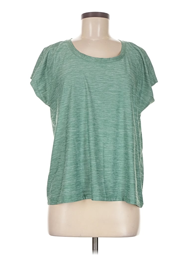 Pre-owned Eddie Bauer Short Sleeve T-shirt In Green